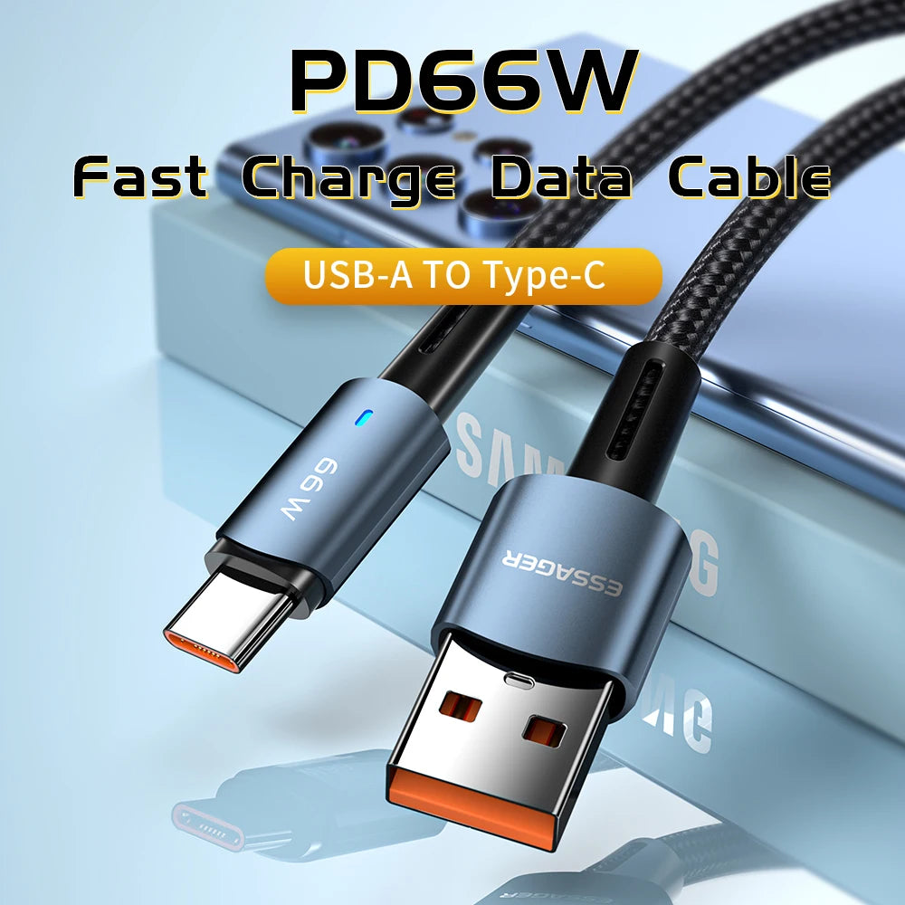 Essager Super Flash 66W PD USB-C Cable