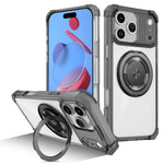 Shockproof Armor MagSafe Case with 360° Rotating Bracket for iPhone 17 Series