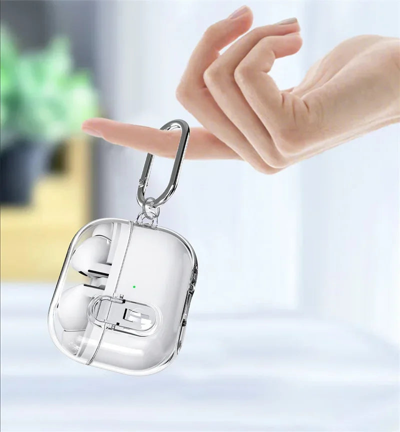 Anti-Drop Clear Hard Case for Samsung Galaxy Buds 3 / 3 Pro