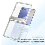 Full Protective Electroplated Case with Tempered Film for Samsung Galaxy Z Flip 7