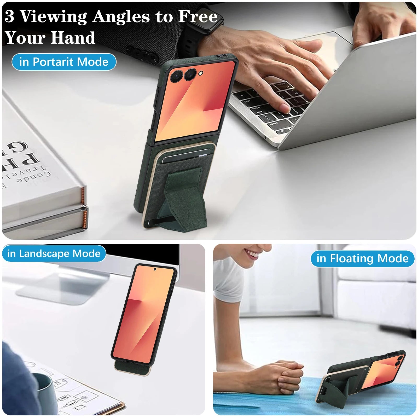 2-in-1 Magnetic Detachable Wallet Case for Samsung Galaxy Z Flip 7