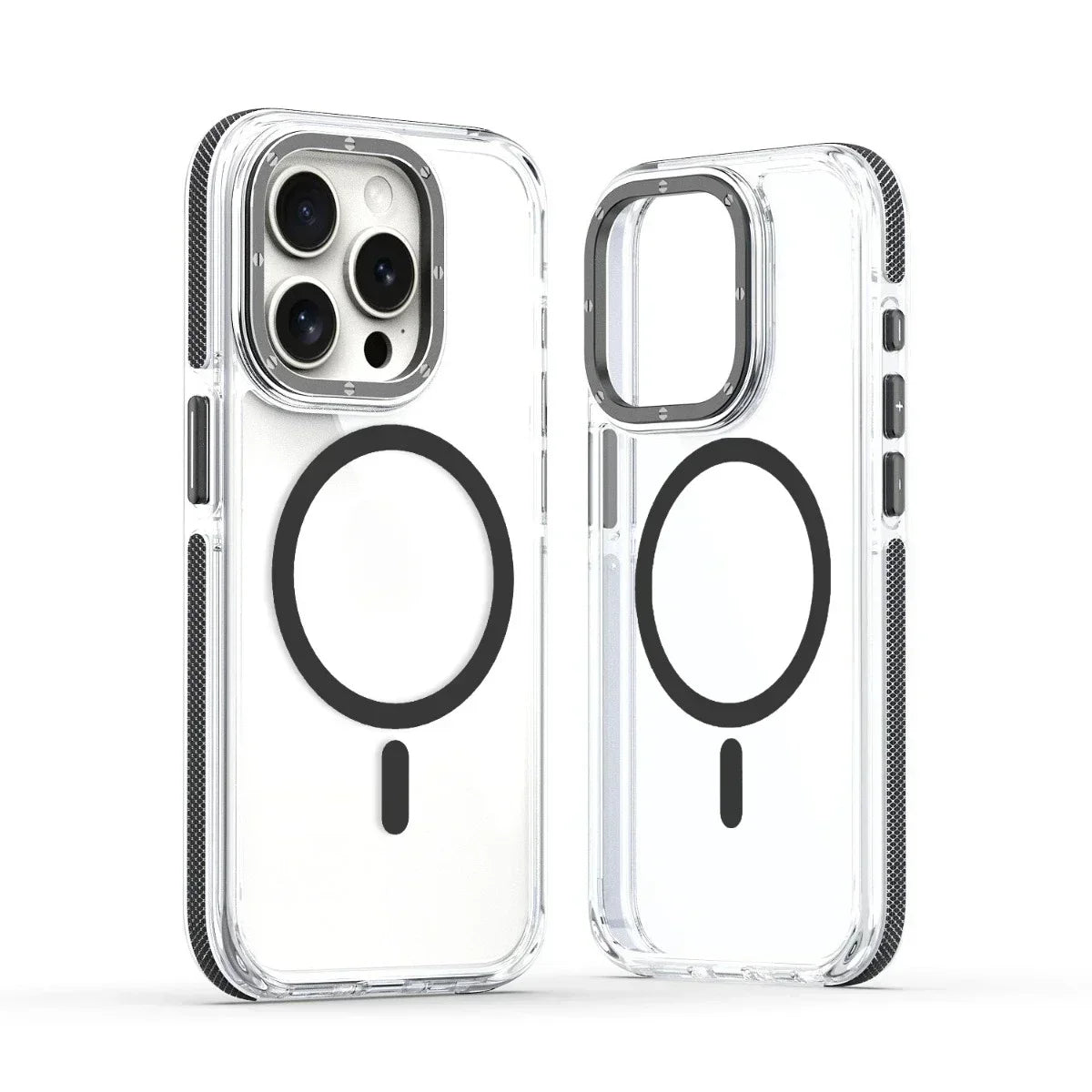Shockproof MagSafe Clear Case for iPhone 15 Series