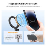 K&F Concept Adjustable Magnetic Phone Mount for Camera Cold Shoe