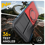Shockproof Case with Sliding Camera Cover and Folding Ring for Samsung Galaxy S26 Series