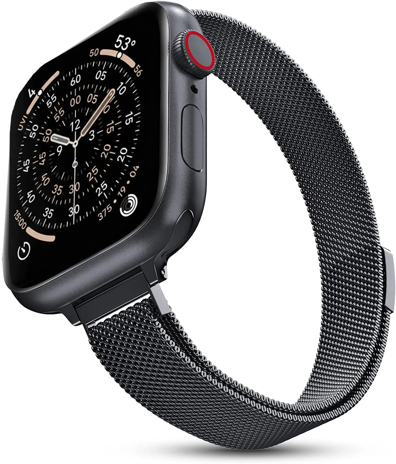 Elegant Slim Magnetic Milanese Loop Strap for Apple Watch