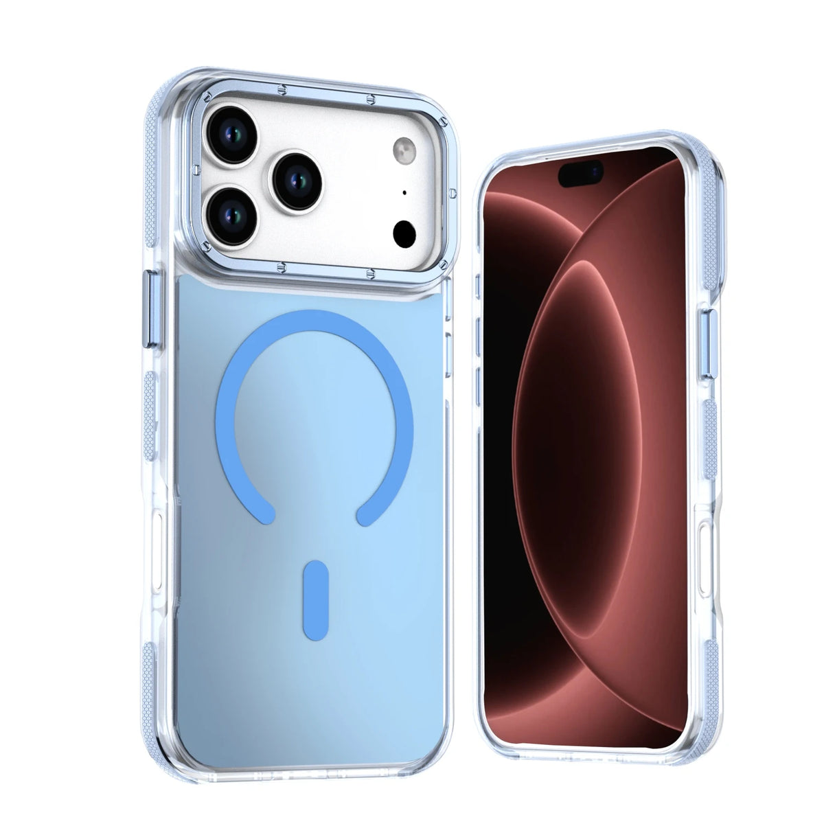 Translucent Laser Gradient Shockproof MagSafe Case for iPhone 18 Series
