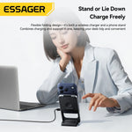 Essager 15W 3-in-1 Magnetic Wireless Charging Station With Foldable Stand