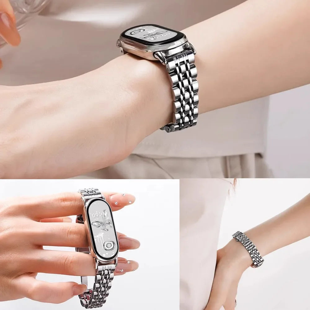 Elegant Metal Strap for Xiaomi Smart Band 10