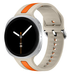 Sport Two-Tone Silicone Band for Samsung Galaxy Watch 8 & Galaxy Watch 8 Classic