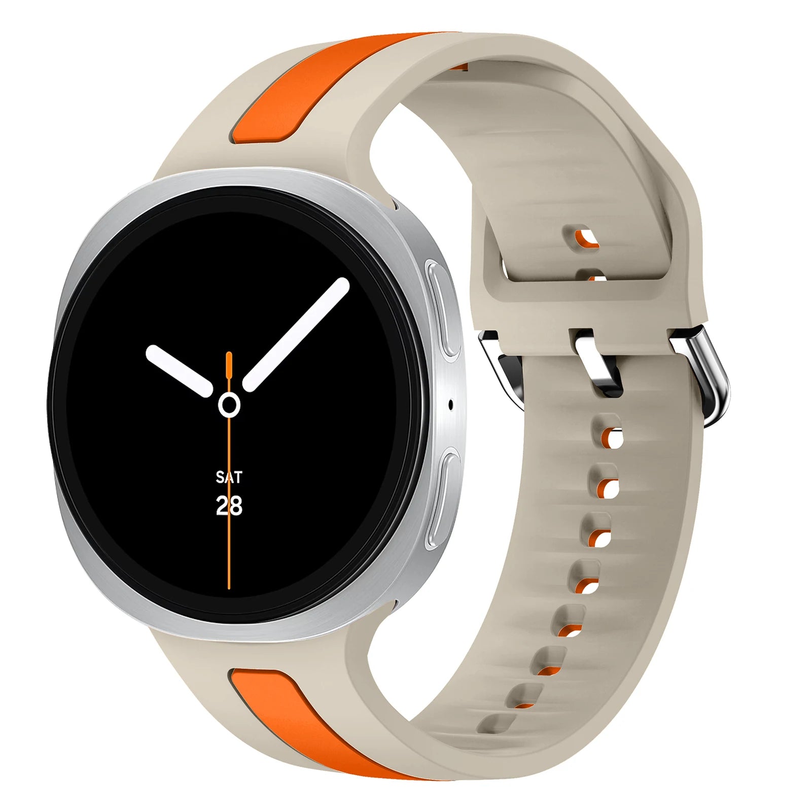 Sport Two-Tone Silicone Band for Samsung Galaxy Watch 8 & Galaxy Watch 8 Classic