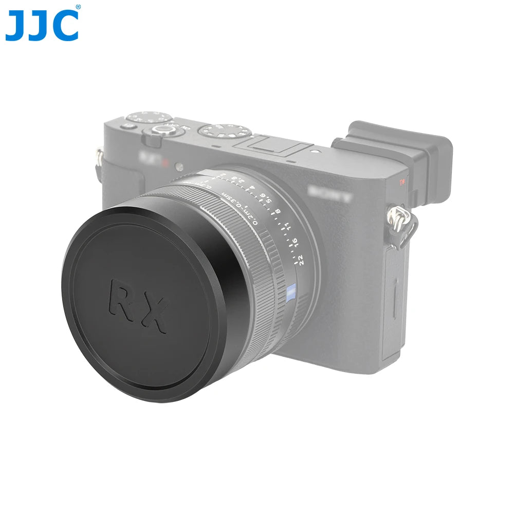 JJC Square Lens Hood with Snap-Fit Cap for Sony RX1