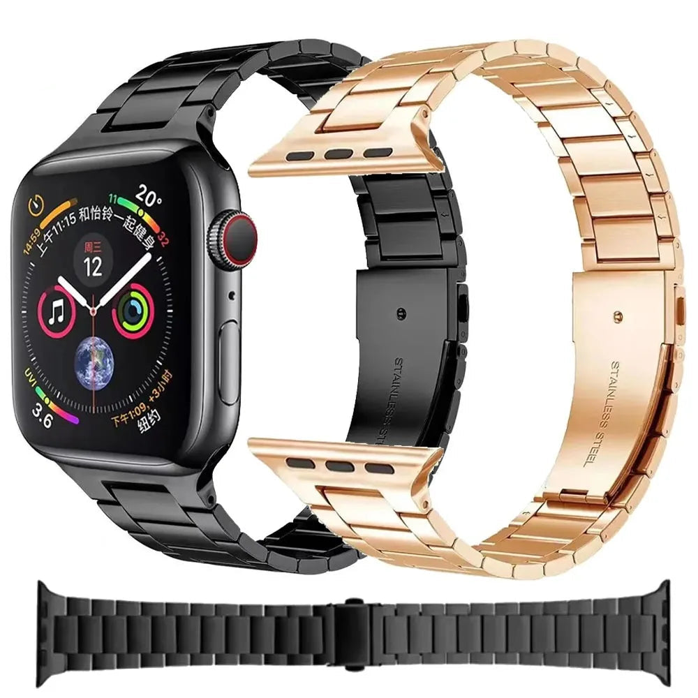 Premium Stainless Steel Metal Strap for Apple Watch