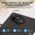 Rapoo MT760L Multi-Device Ergonomic Wireless Mouse