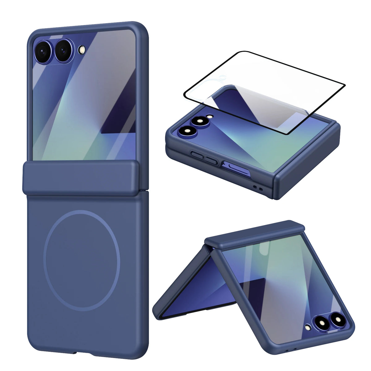 Samsung Galaxy Z Flip 7 Magnetic Case with Screen Protector