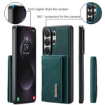 Detachable Magnetic Leather Wallet Case with Camera Ring Protection for Samsung Galaxy S26 Series