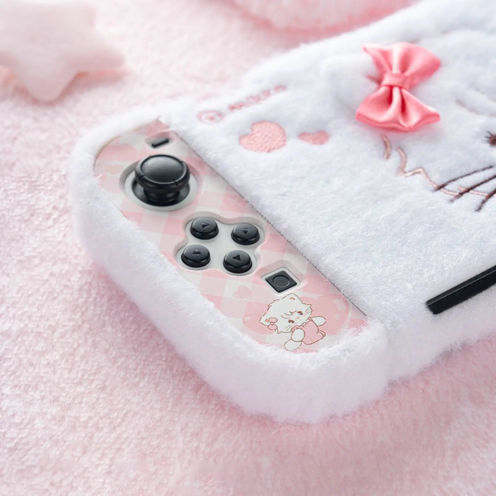 Fluffy Protective Case for Nintendo Switch OLED & Joy-Con Controllers