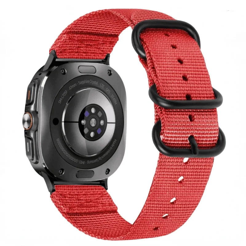 Durable Military Nylon Strap for Samsung Galaxy Watch Ultra (2025)