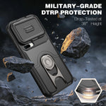 Rugged Case with Ring Stand and Lens Cover for Xiaomi 17 Series