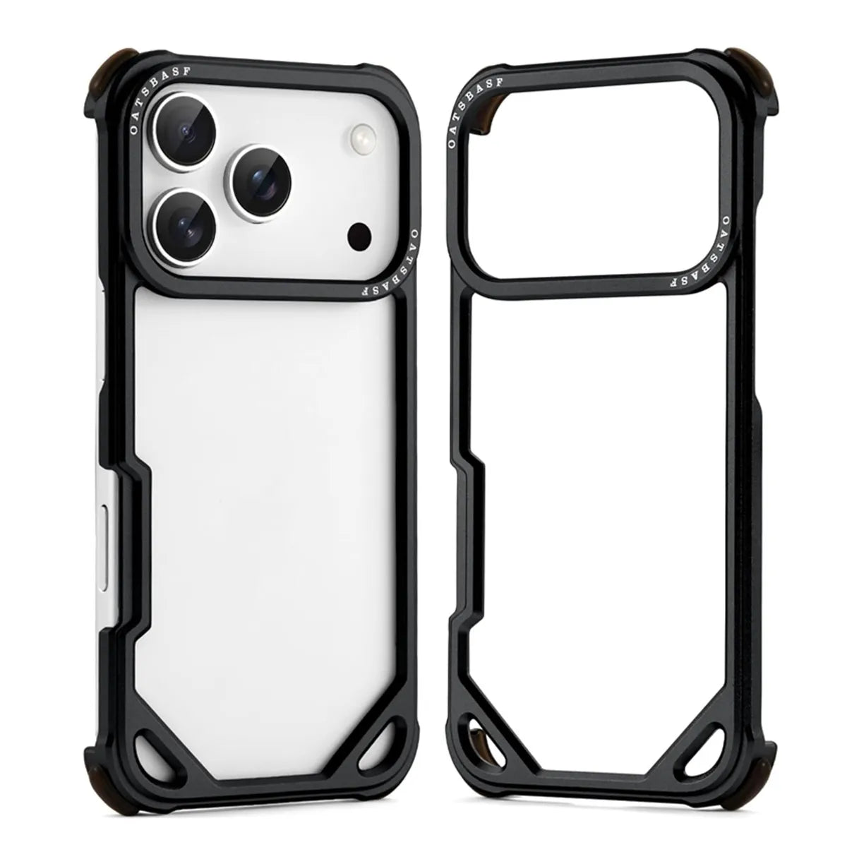Shockproof Hollow Metal Case for iPhone 17 Series