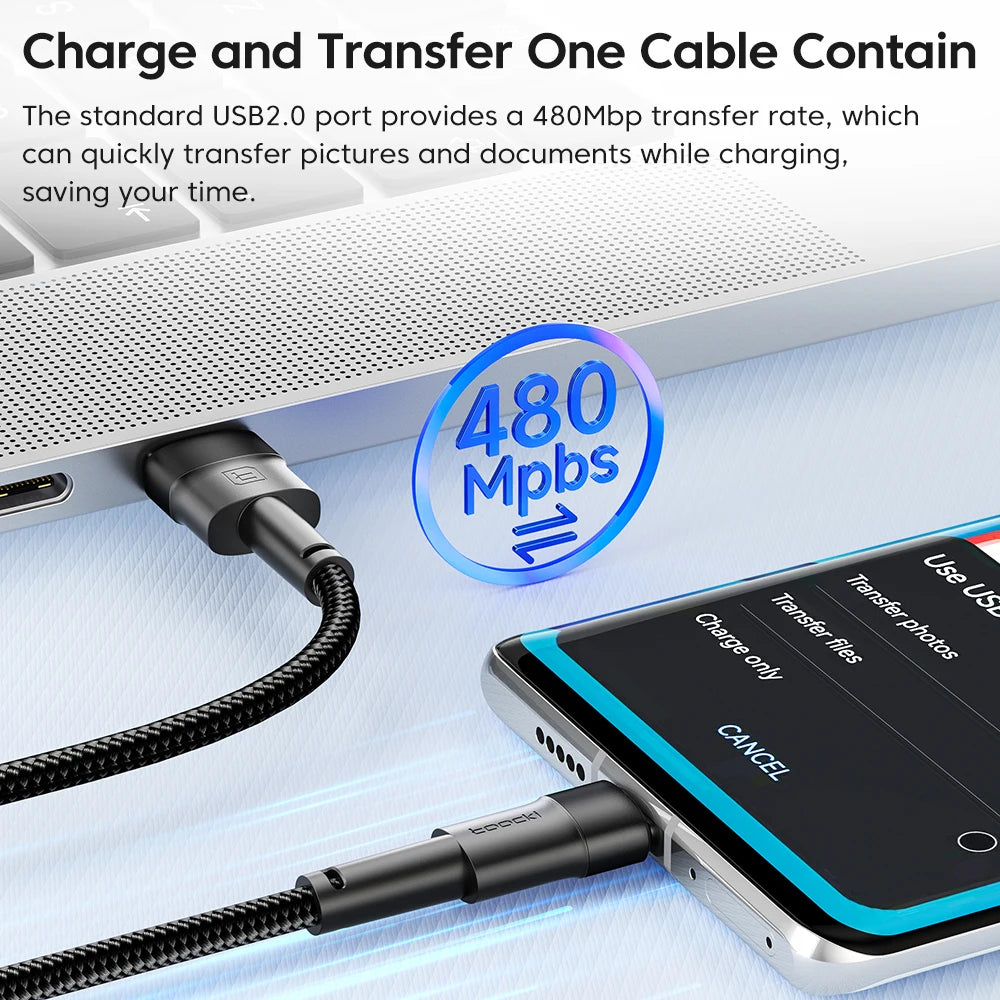 Toocki 3A USB-C Fast Charging Cable