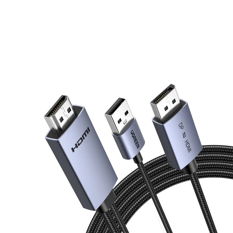 UGREEN DisplayPort to HDMI Bidirectional Cable Adapter