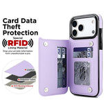 Small Fragrance Style Leather Wallet Case for iPhone 17 Series