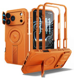 Shockproof Kickstand Case with Raised Camera Protection for iPhone 18 Pro Max