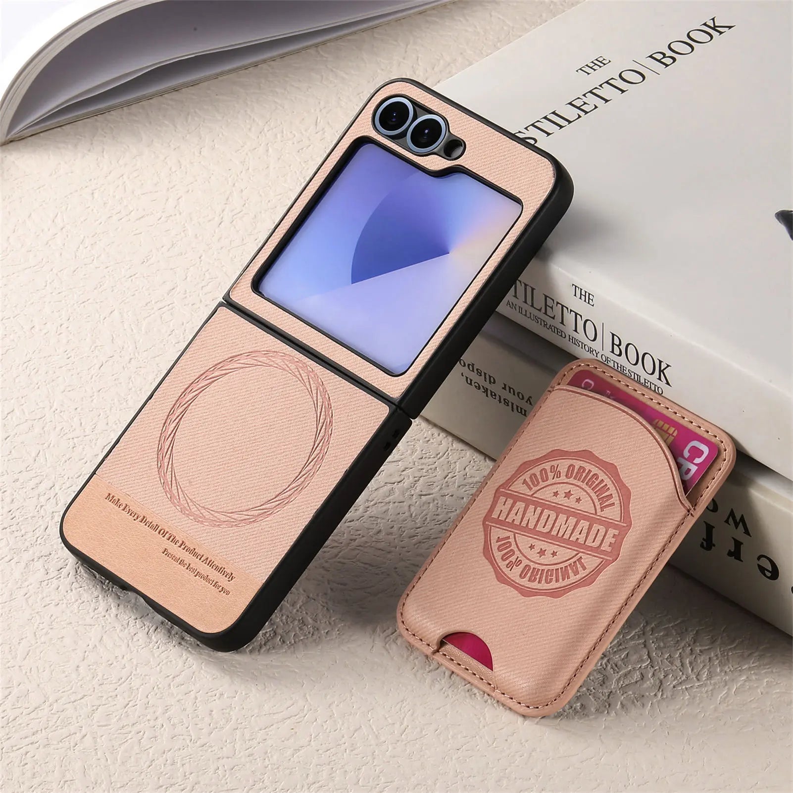 2-in-1 Detachable Leather Wallet Case for Samsung Galaxy Z Flip 6