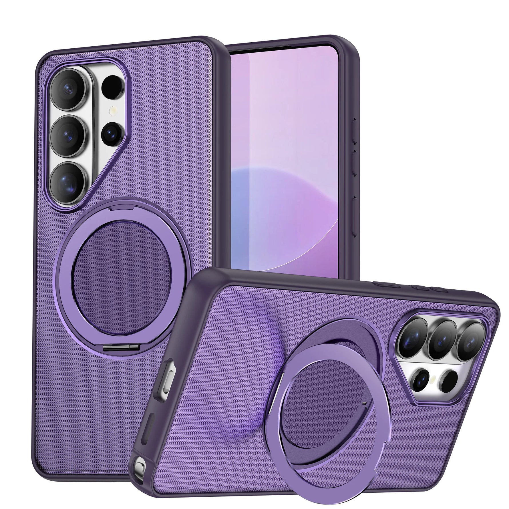 Shockproof Magnetic Case with 360° Holder for Samsung Galaxy S26 Series