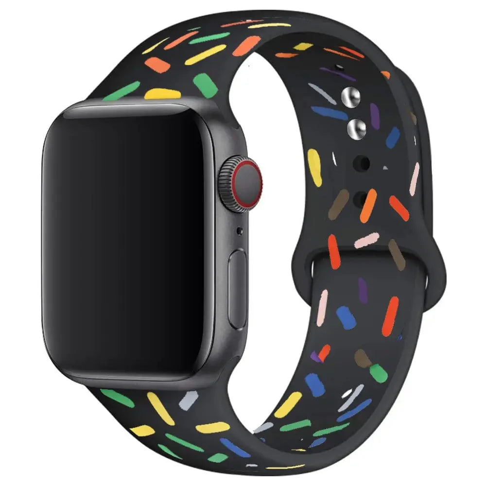 Printed Silicone Strap for Apple Watch