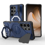 Modern Hybrid Armor Case with Privacy Lens Shield & Multi-Stand for Samsung Galaxy S26 Series
