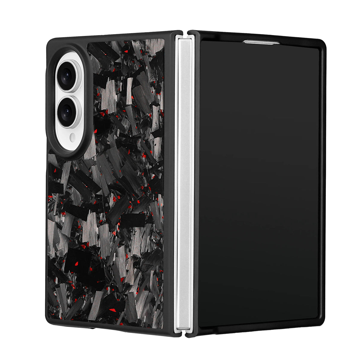Military-Grade Carbon Fiber Foldable Case with Hinge Protection for Samsung Galaxy Z Fold 8