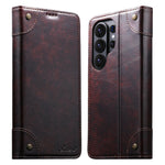 Samsung Galaxy S26 Series Leather Wallet Case with Kickstand