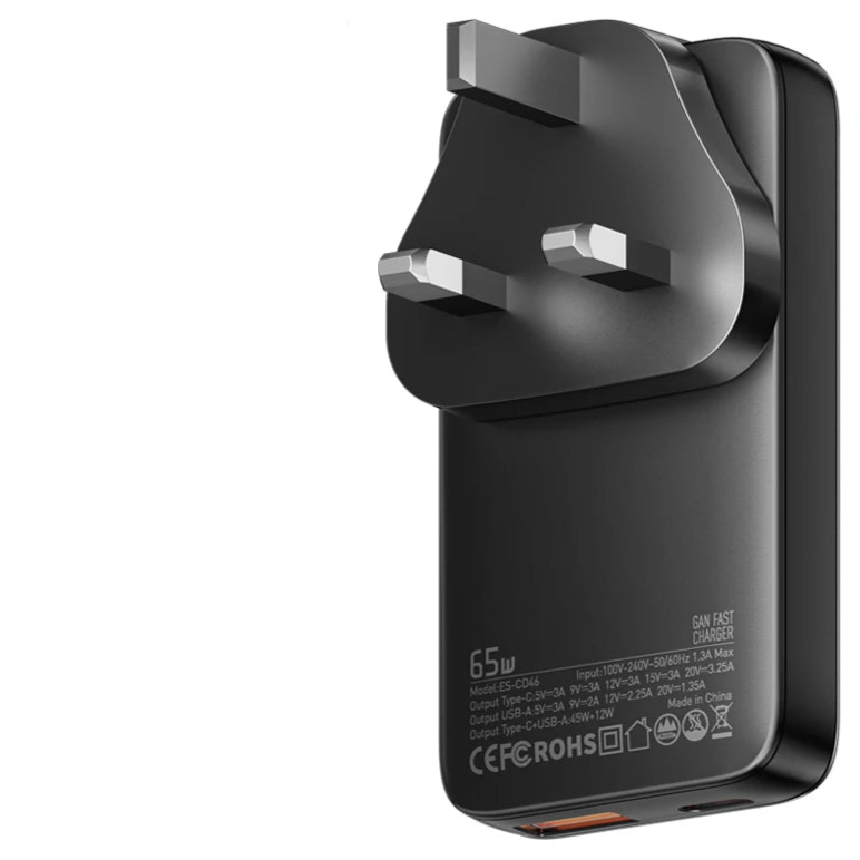 Essager Ultra-Thin 65W GaN Travel Charger