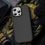 Shockproof Carbon Fiber Texture Hard Case for iPhone 16 Series