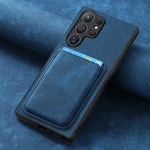 Luxury PU Leather Magnetic Card Slot Wallet Cover for Samsung Galaxy S25 Series