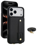 Premium PU Leather Stand Wallet Case for iPhone 17 Series