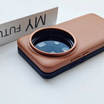 Xiaomi 15 Ultra Protective PU Case with Anti-Drop Hard Shell & Metal Camera Frame