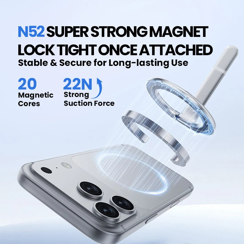 Universal 360° Rotating Magnetic Phone Ring Holder