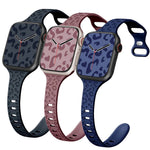 Slim Leopard Pattern Strap for Apple Watch