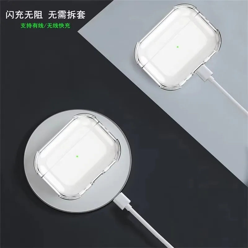 Soft TPU AirPods Pro 3 Case with Keychain Lanyard