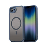iPhone 16e Magnetic Clear PC + Soft TPU Matte Case