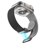 Carbon Fiber Pattern Magnetic Strap for Apple Watch