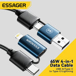 Essager 65W PD Fast Charging Multi-Function USB Cable