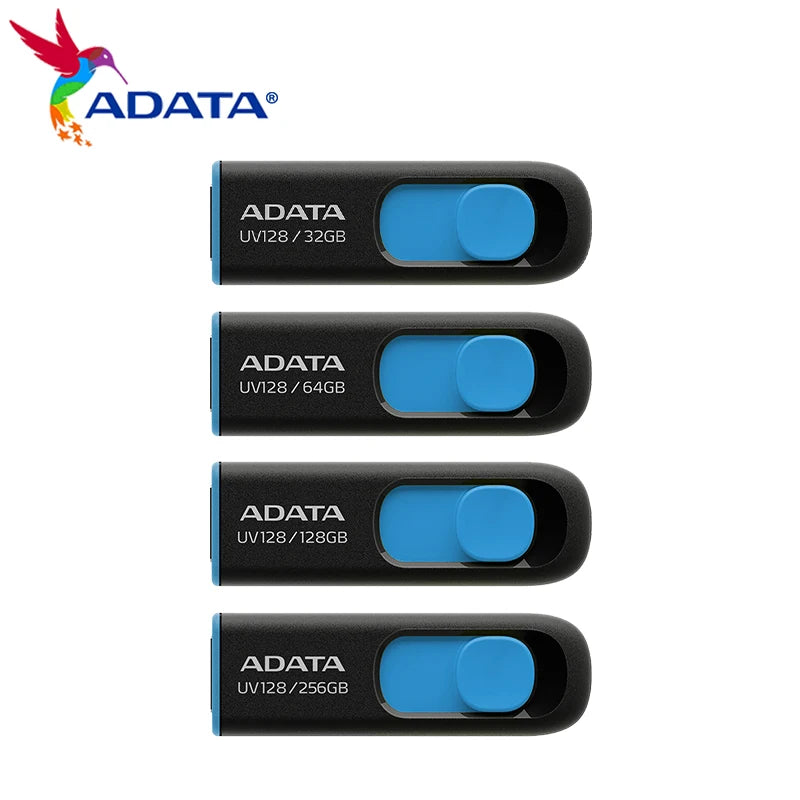 ADATA UV128 Durable Plastic USB Pen Drive