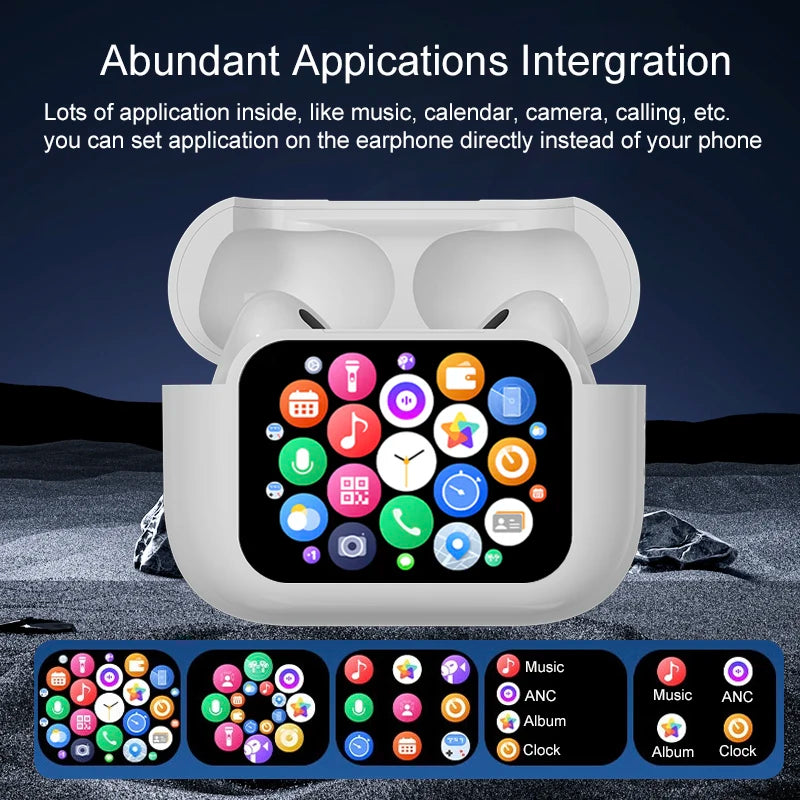 UYUXIO TWS In-Ear Earbuds with Touchscreen Display