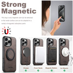 iPhone 16 Series Denim MagSafe Case with 360° Ring Bracket & Kickstand