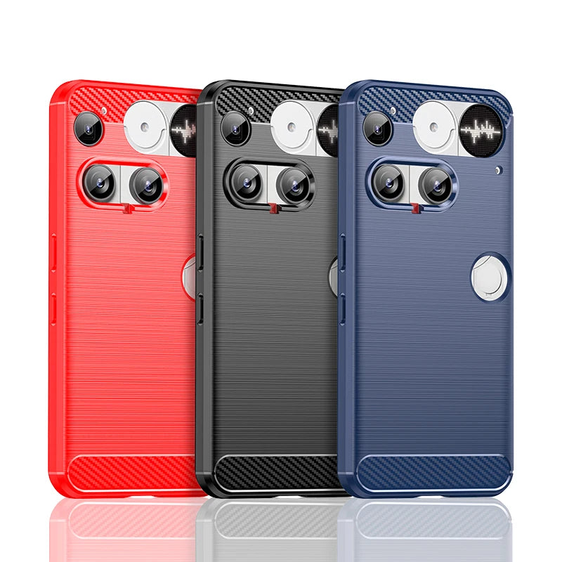 Soft Rugged Brushed Texture TPU Case for Nothing Phone 3