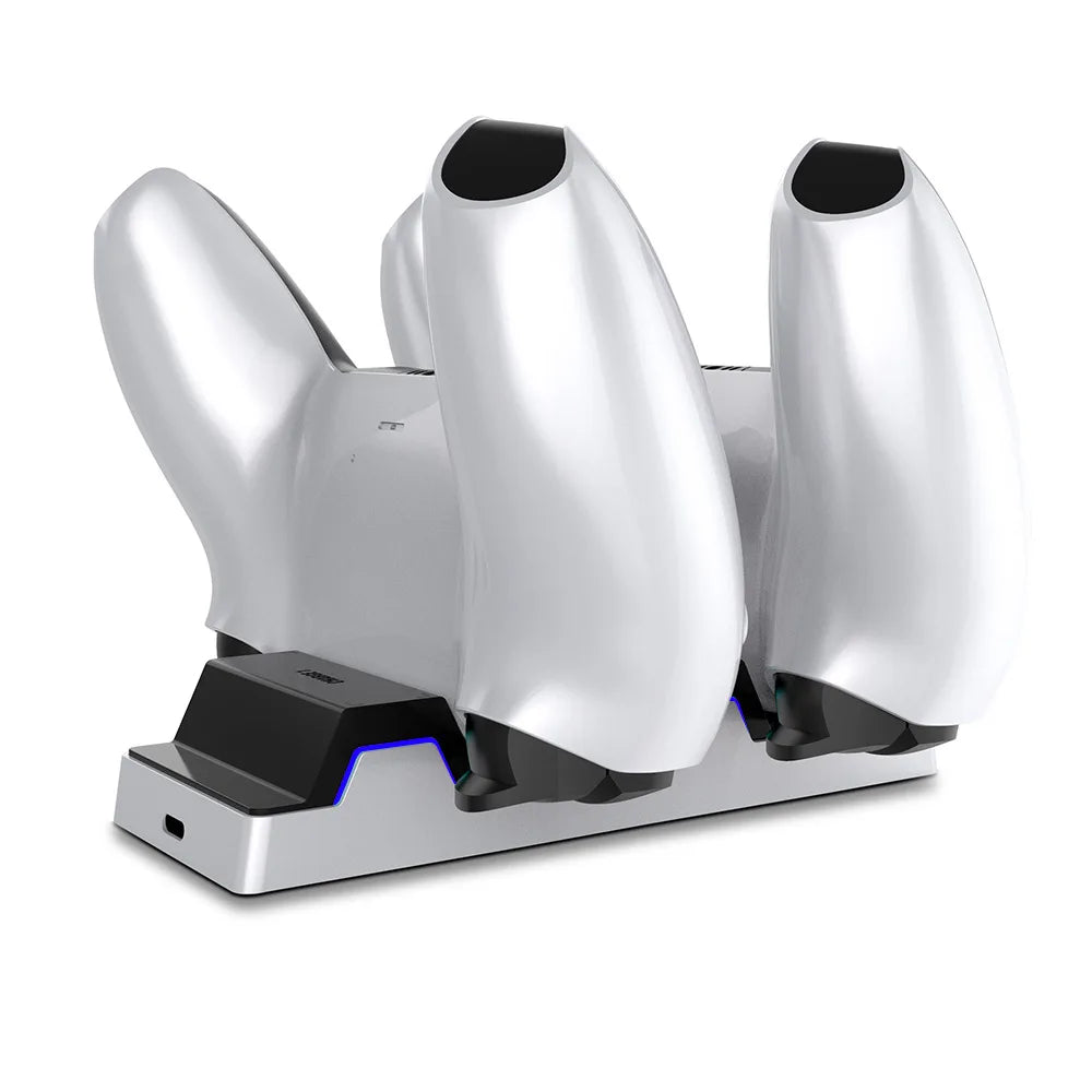 Dual-Slot USB 3.1 Type-C PlayStation 5 Controller Charging Dock