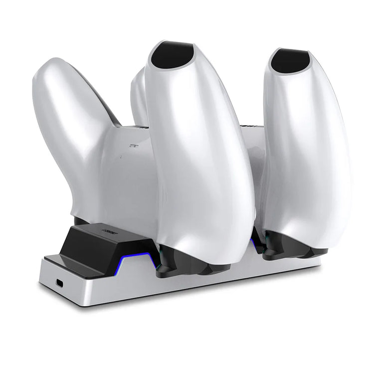 Dual-Slot USB 3.1 Type-C PlayStation 5 Controller Charging Dock